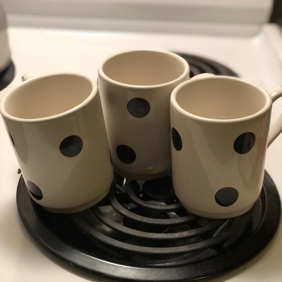 Kate Spade Dot Deco mugs (set of 3)